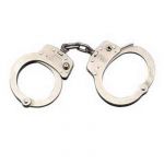 Model 104 High Security Chain-Linked Nickel Handcuffs